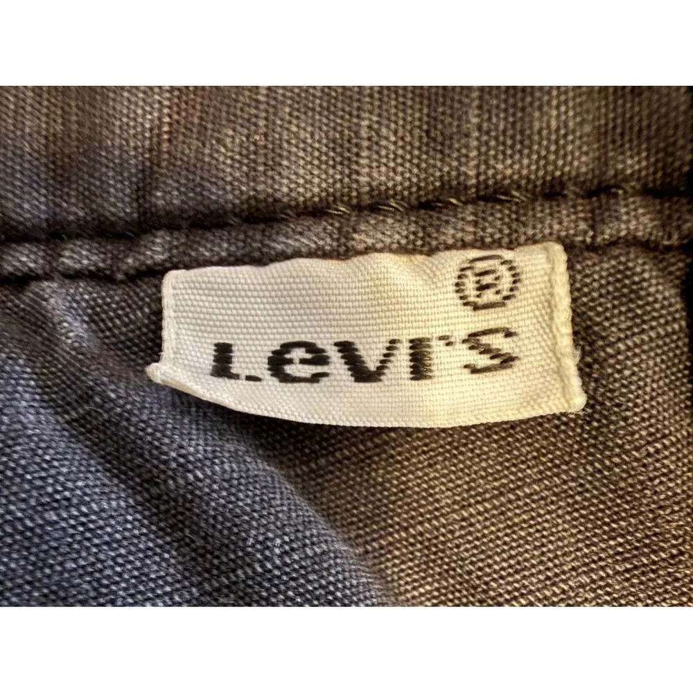Levi's 23251 Cargo Shorts Mens W44 Gray White Tab Cotton Utility